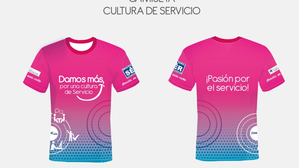 Camisetas Cultura De Servicio Mutual Ser- Comunicación estratégica